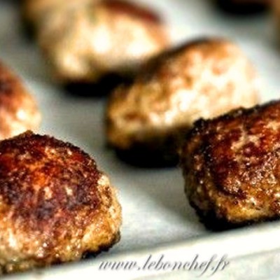 Boulettes de bœuf haché - Les boulettes de bœuf haché ont l'avantage de prendre peu de temps de préparation.