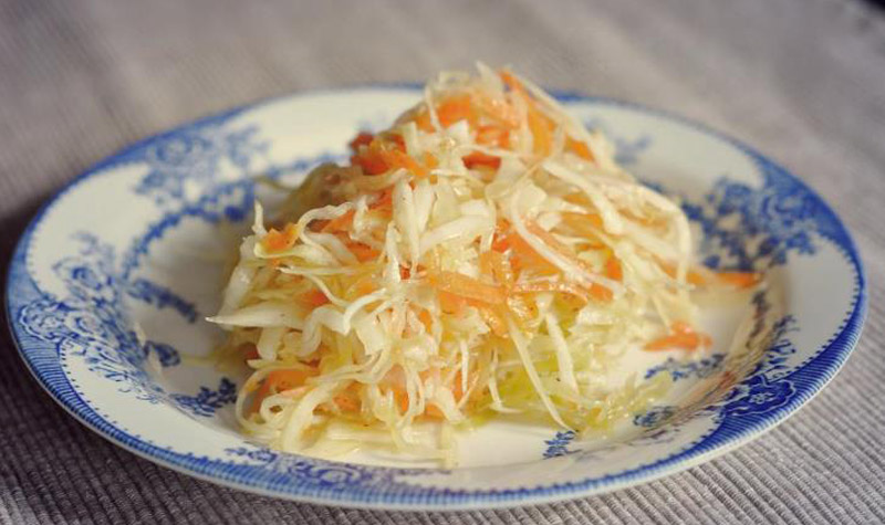 Chou chinois en salade - Cette salade est un véritable concentré de fraîcheur et de vitamines.