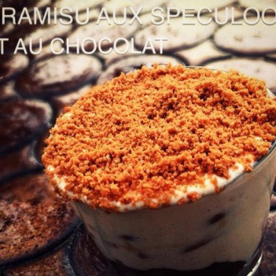 tiramisu aux speculoos et au chocolat : Cette recette de tiramisu est parfaite pour les amateurs de chocolat et de spéculoos.