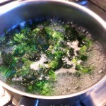 Flan aux brocolis - La cuisson des brocolis est très rapide.