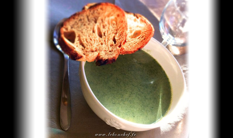 Potage à l’ortie - Découvrez un potage réconfortant qui mêle la saveur aromatique de l’ortie et le fondant de l'emmental.