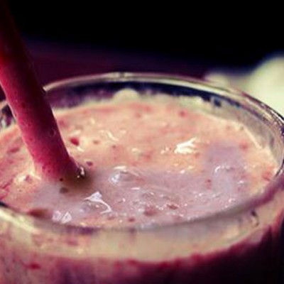 Milkshake à la fraise