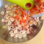 Salade de la mer à l’italienne - Montage de la salade.
