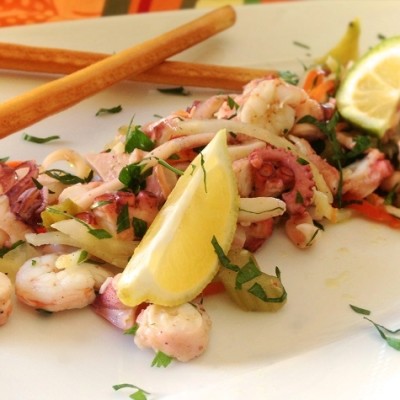 Salade de la mer à l’italienne - Cette salade de la mer, très en vogue en Sicile, est un vrai délice qui remplira votre assiette de soleil de Méditerranée !