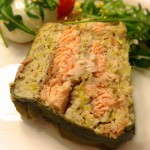 Terrine de saumon, noisettes et poireaux - Cette délicieuse terrine au saumon enchantera tous vos convives !