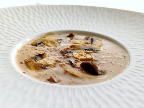 Velout de champignons aux marrons Le bon chef