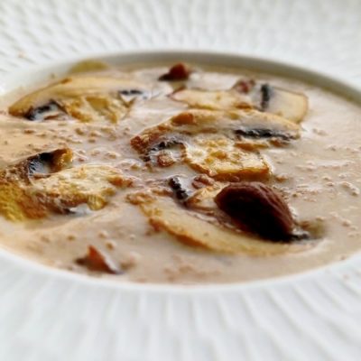 Velouté de champignons aux marrons - Un velouté végétarien qui allie tradition et modernité !