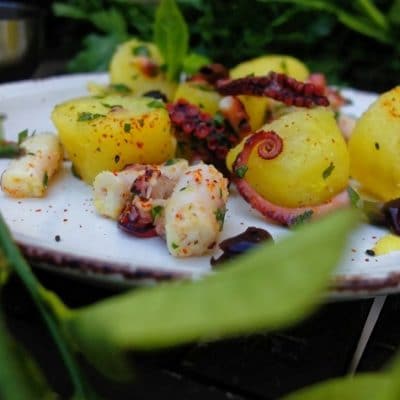 Salade de poulpe de roche - Une salade surprenante à savourer lentement…